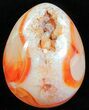 Colorful Carnelian Agate Egg #63075-1